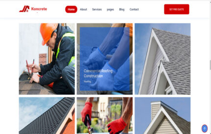 Koncrete - Renovation & Roofing Services HTML Template - Features Image 1