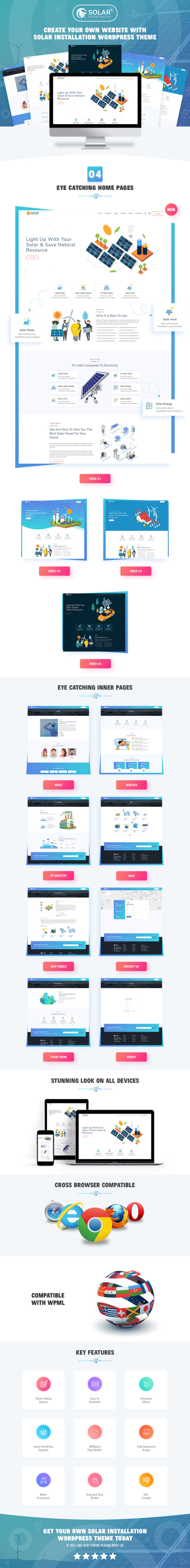 Solar Installation WordPress Theme With AI Content Generator - Features Image 1
