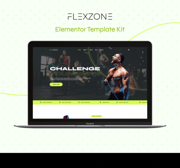 FlexZone - Gym and Fitness Elementor Template Kit - Features Image 1