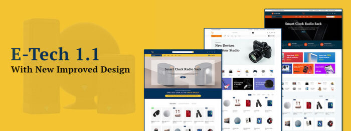 E-Tech - Multipurpose eCommerce Website Template - Features Image 1