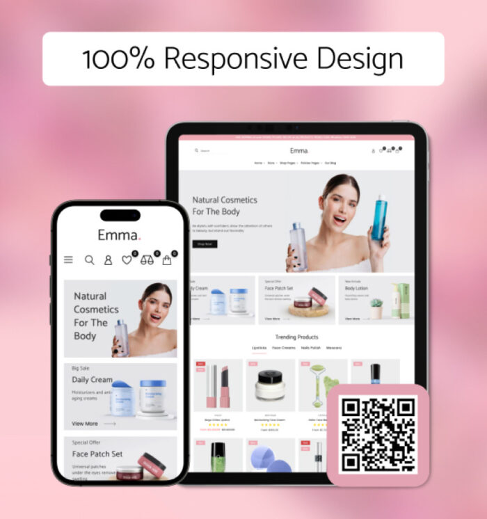 Emma - Health and Beauty Responsive Modern Multipurpose Shopify Theme 2.0 - Features Image 2