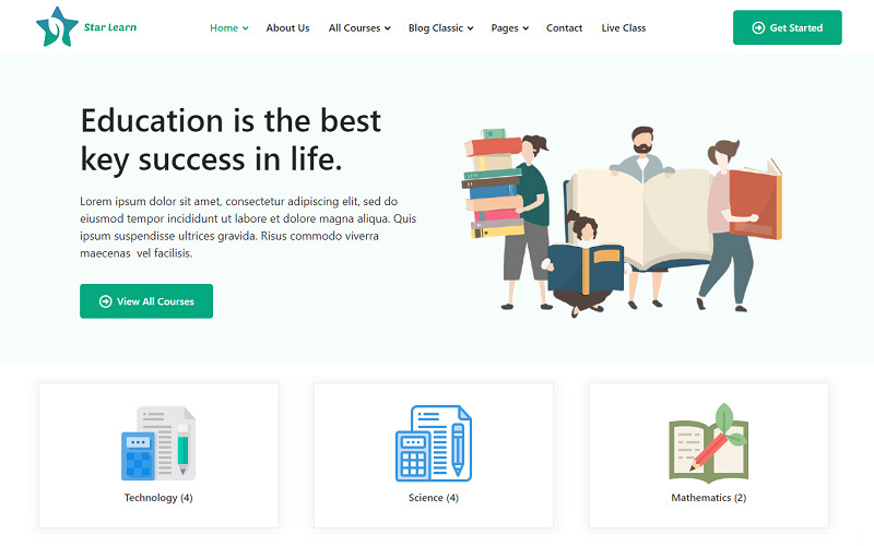 Star Learn - School, College, University, LMS, and Online Course WordPress Elementor Template Kits - Features Image 1