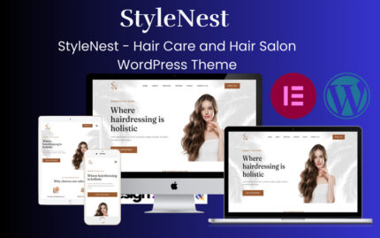 StyleNest - Hair Care and Hair Salon WordPress Theme - Features Image 1