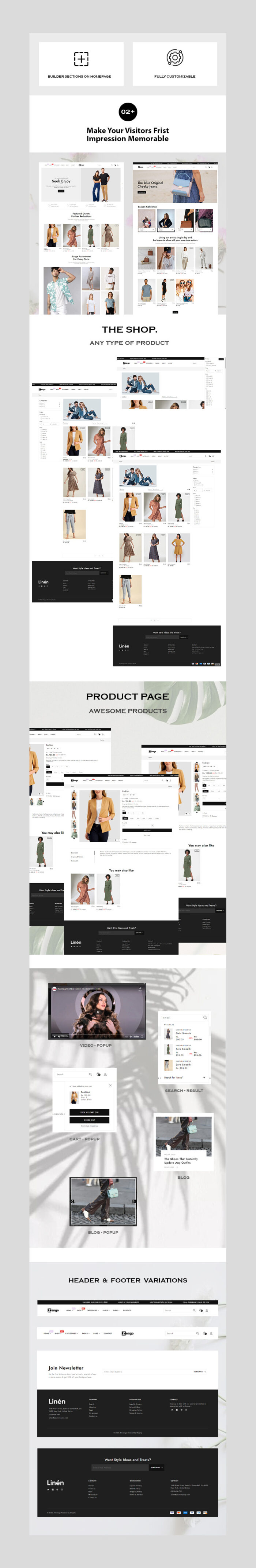 Zengo Fashion Shopify 2.0 Theme - Features Image 2