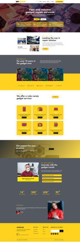 WpRepair Mobile Desktop Repair - Wordpress Theme - Features Image 1