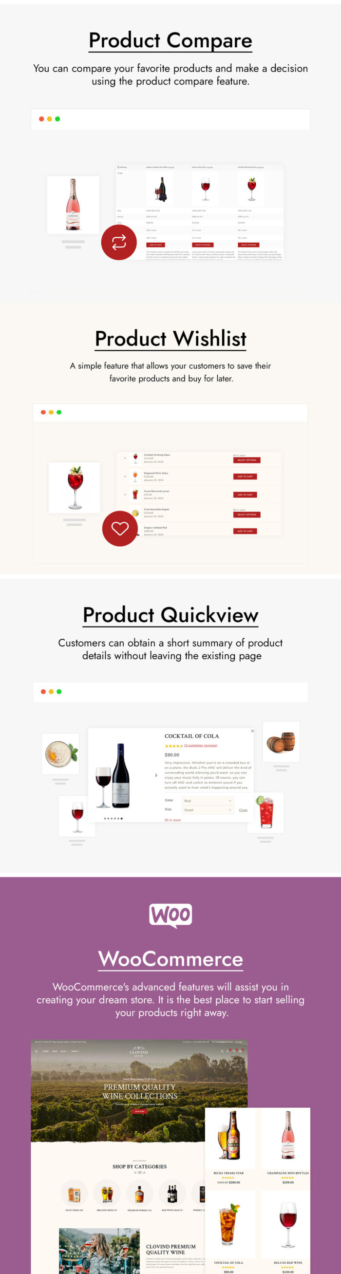 Clovind - Wine, Liquor Store and Vineyard WooCommerce Theme - Features Image 4