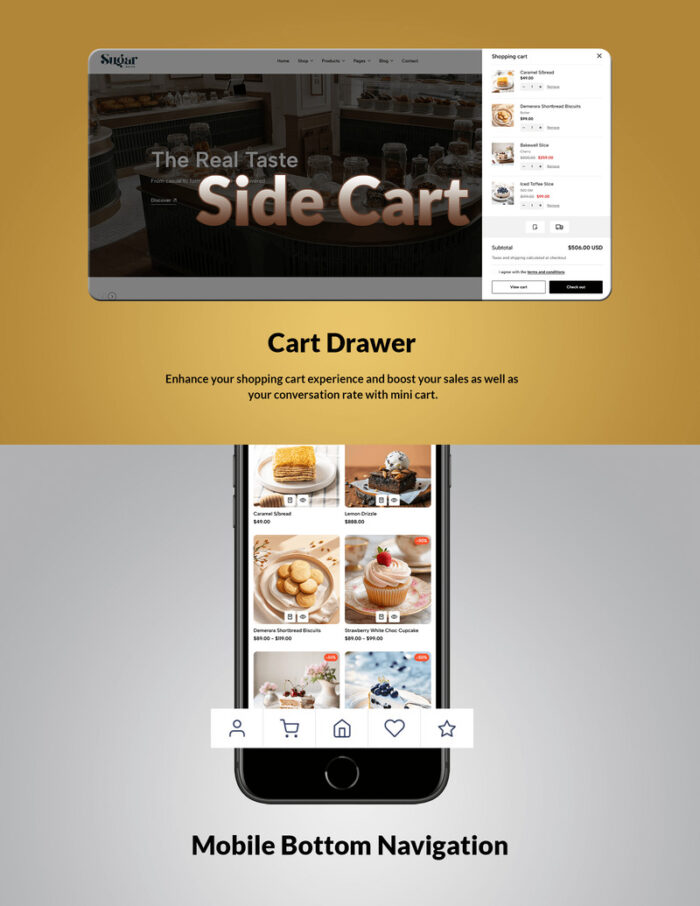 Sugar & Slicee - Sweet Bakery Store Shopify Theme - Features Image 6