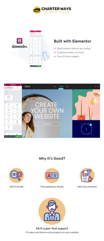 Charter Ways - Bus Charter Service Elementor Template - Features Image 1