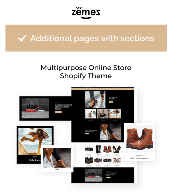 Shoes Shop Online Shopify Theme - Features Image 1