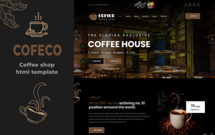 Cofeco - Coffee Shop HTML Template - Features Image 1