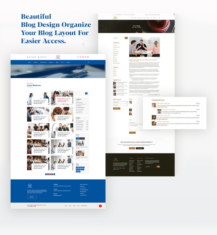 Neete - Law Responsive HTML Website Template - Features Image 7