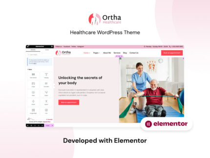 Ortha Healthcare WordPress Theme - Features Image 1