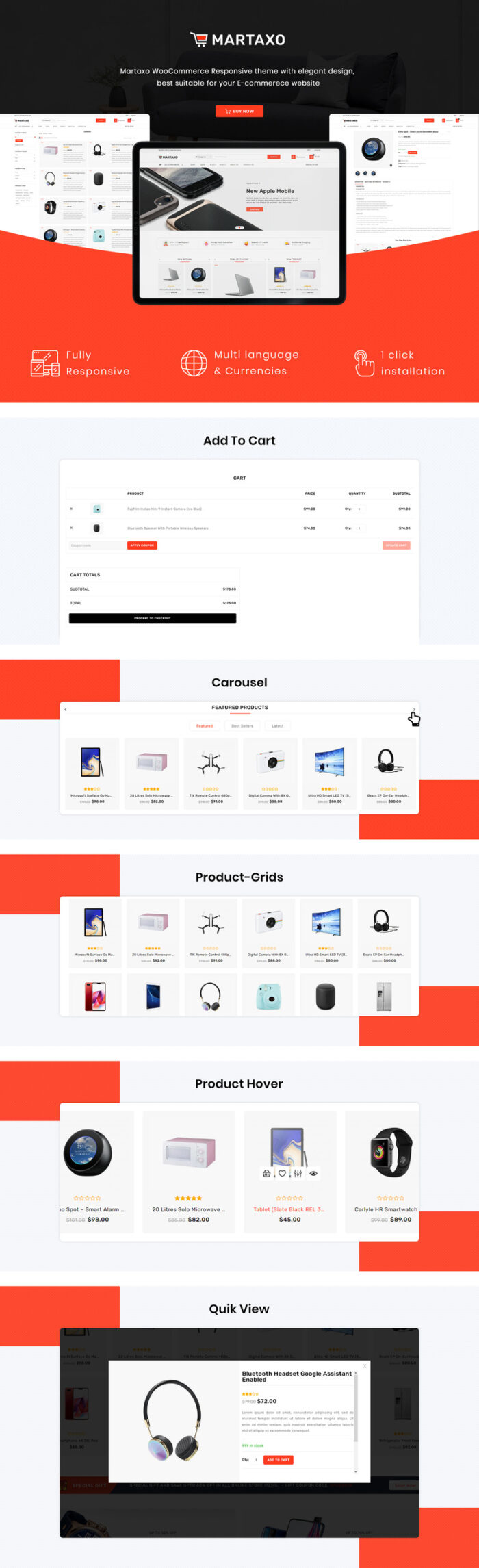 Martaxo - Multipurpose Super Market WooCommerce Theme - Features Image 1