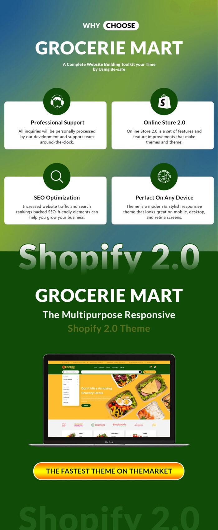 Grocerie Mart - Fresh Food & Grocery Store Shopify Theme - Features Image 1