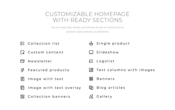 Rette - Furniture Multipage Minimalistic Shopify Theme - Features Image 2