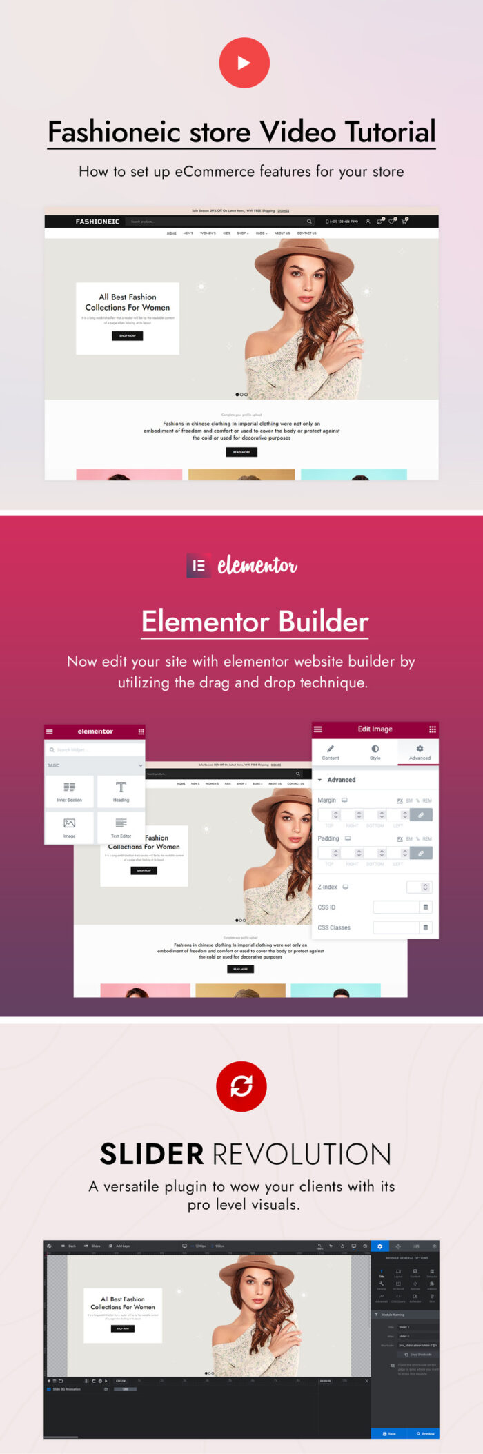 Fashioneic - Fashion Store Elementor WooCommerce Theme - Features Image 3