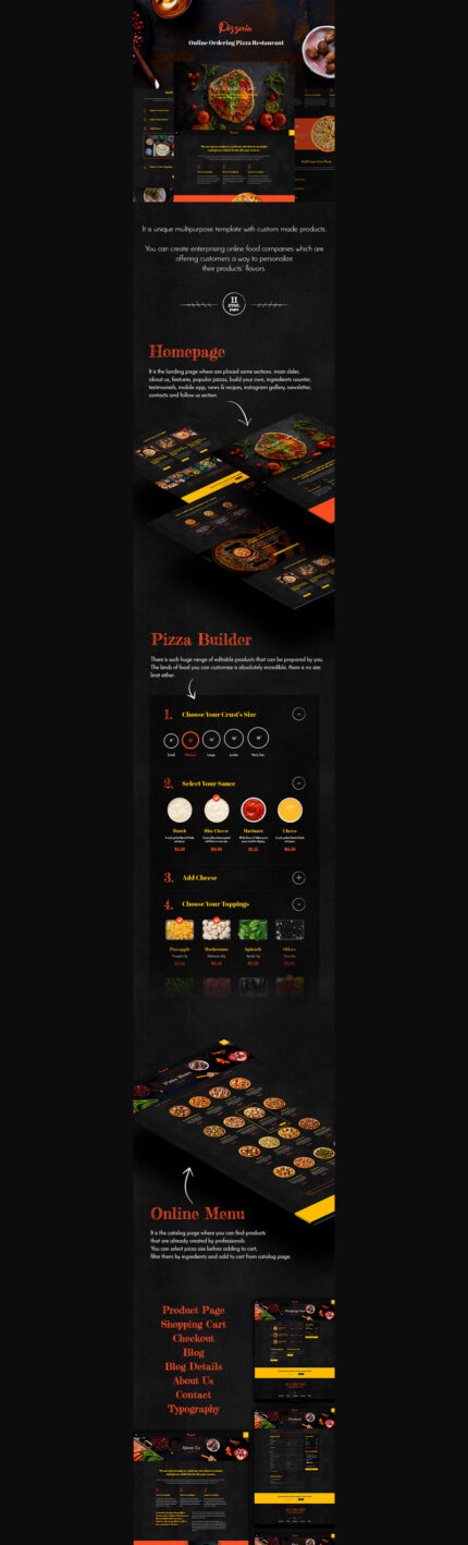 Pizzeria - Pizza Maker Website Template - Features Image 1