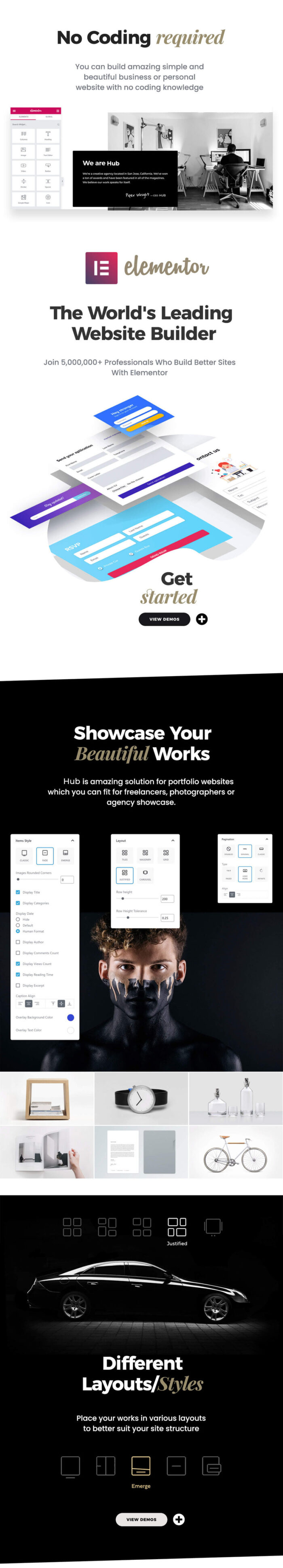 Hub - Creative and Business Multipurpose Elementor WordPress Theme - Features Image 4