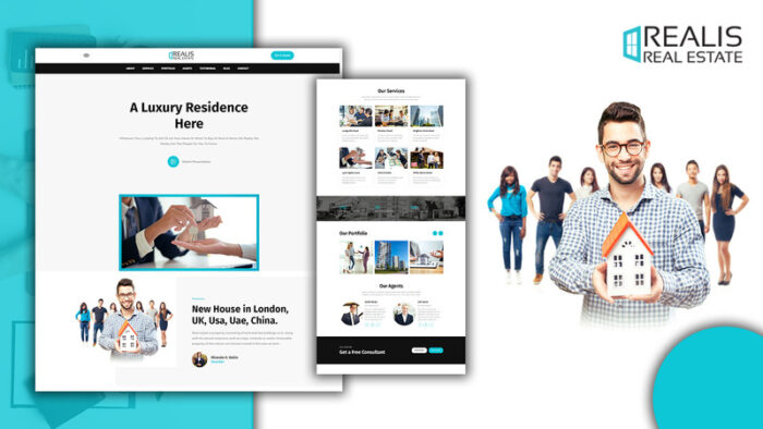 Realis Real Estate Services Landing Page HTML5 Template - Features Image 1