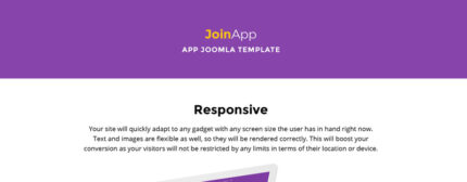 JoinApp - Mobile App Joomla Template - Features Image 1