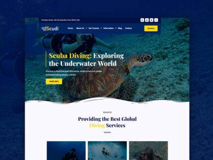 Scudi - Scuba  Diving Center WordPress Theme - Features Image 1