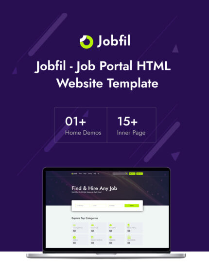 Jobfil - Job Portal HTML Website Template - Features Image 1