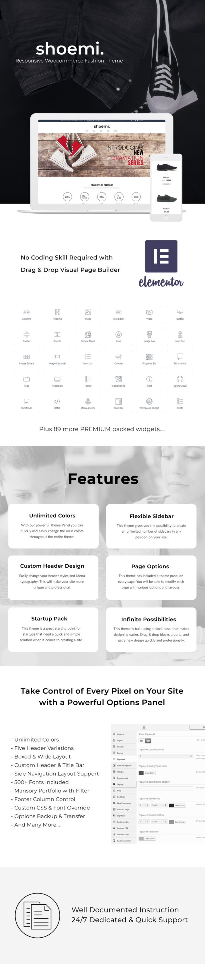 Shoemi - Shoe Store WooCommerce Theme - Features Image 1