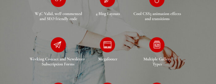 The Ultimate Clothing - Fashion Magazine Multipage HTML5 Website Template - Features Image 4