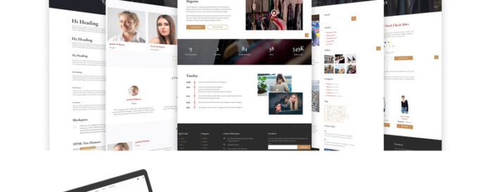 The Ultimate Clothing - Fashion Magazine Multipage HTML5 Website Template - Features Image 6