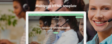 Call Center - Responsive Call Center Multipage HTML Website Template - Features Image 1