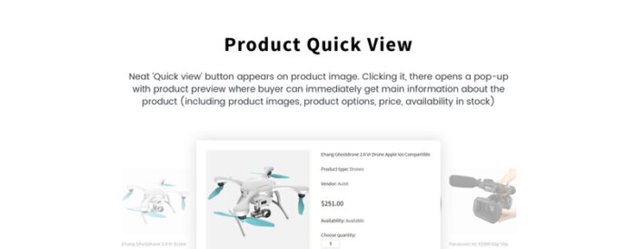 Mi Drone - Single Product Responsive Shopify Theme - Features Image 9