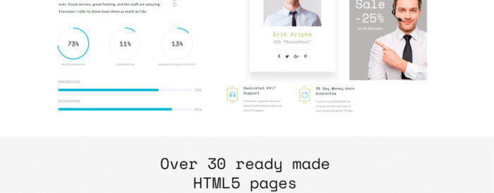 Rocket Host - Domain And Hosting Multipage HTML5 Website Template - Features Image 3