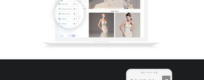 Dress Shop - Sophisticated Wedding Dress Online Shop Shopify Theme - Features Image 7