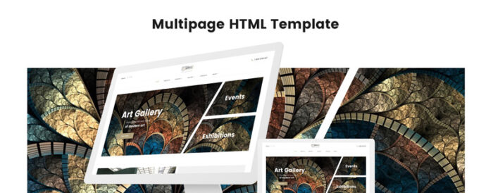 Art Gallery Multipage HTML5 Website Template - Features Image 1