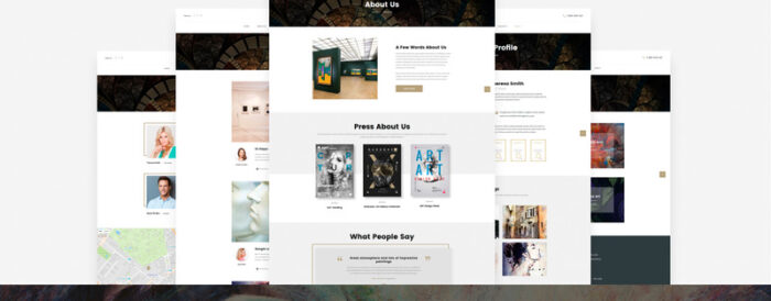 Art Gallery Multipage HTML5 Website Template - Features Image 4