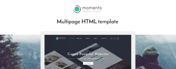 Moments - Photographer Portfolio Multipurpose Website Template - Features Image 1