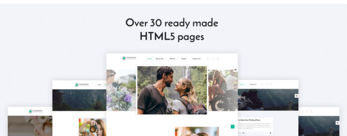 Moments - Photographer Portfolio Multipurpose Website Template - Features Image 4