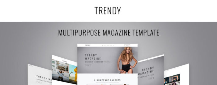 Trendy - Fashion Magazine Multipage HTML5 Website Template - Features Image 1