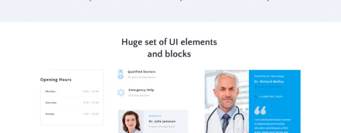 Medical  - Private Medical Center Multipage Website Template - Features Image 3