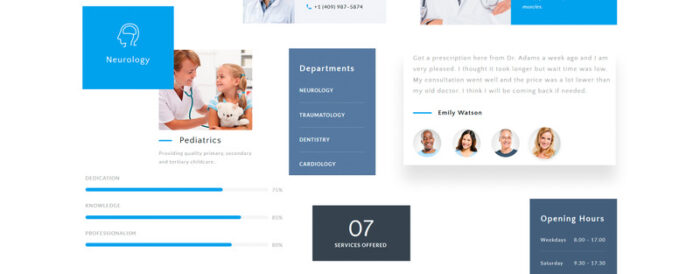 Medical  - Private Medical Center Multipage Website Template - Features Image 4