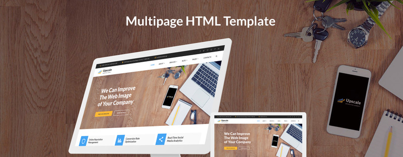 Upscale - Modern Marketing Agency Multipage Website Template - Features Image 1