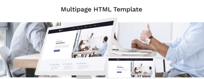 PR Agency - Public Relations Agency Multipage Website Template - Features Image 1