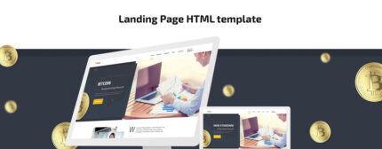 Bitcoin - Elegant Bitcoin HTML Landing Page Template - Features Image 1