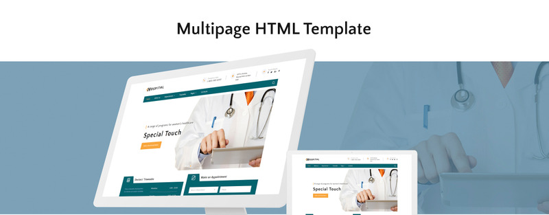 Hospital - Medical Service Multipage HTML5 Website Template - Features Image 1