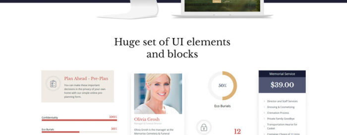 Compassive - Cemetery & Funeral Services HTML5 Website Template - Features Image 2