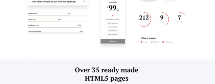 Law & Justice - Lawyer Multipage HTML5 Website Template - Features Image 3
