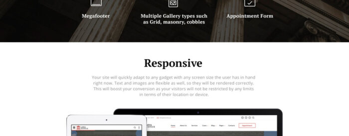 Law & Justice - Lawyer Multipage HTML5 Website Template - Features Image 6