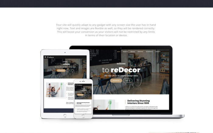 reDecor - House Renovation HTML5 Landing Page Template - Features Image 5