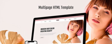 Modern - Vivid Hair Salon Multipage Website Template - Features Image 1