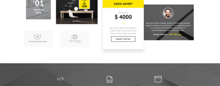 Aqua - Advertising HTML5 Landing Page Template - Features Image 3